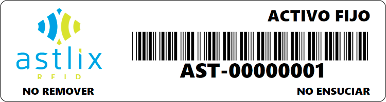 Etiqueta RFID Plástica 80x20 mm
